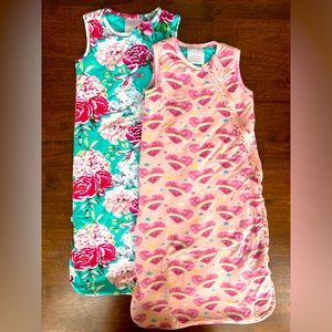 Set of 2 Posh peanut sleep sacks